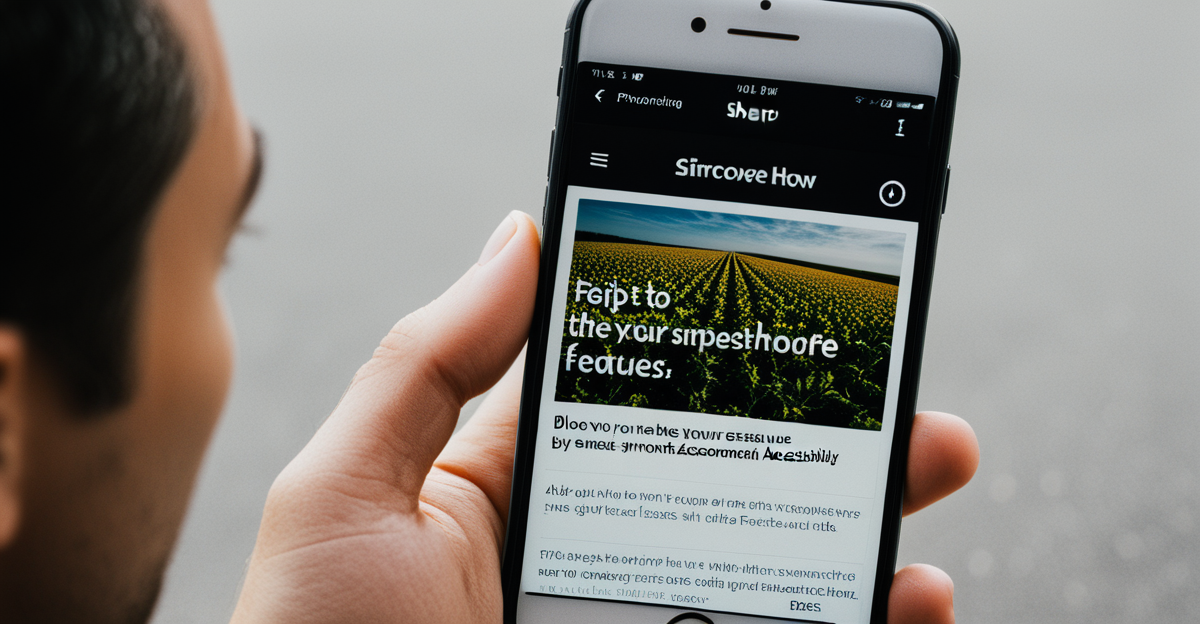 Descubra como facilitar o uso do seu smartphone com recursos de acessibilidade: um guia completo!